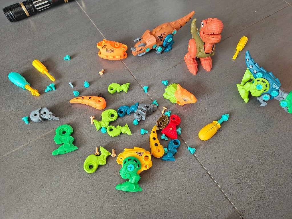 Dino's in elkaar steken, Enfants & Bébés, Jouets | Autre, Enlèvement ou Envoi, Utilisé, Garçon ou Fille