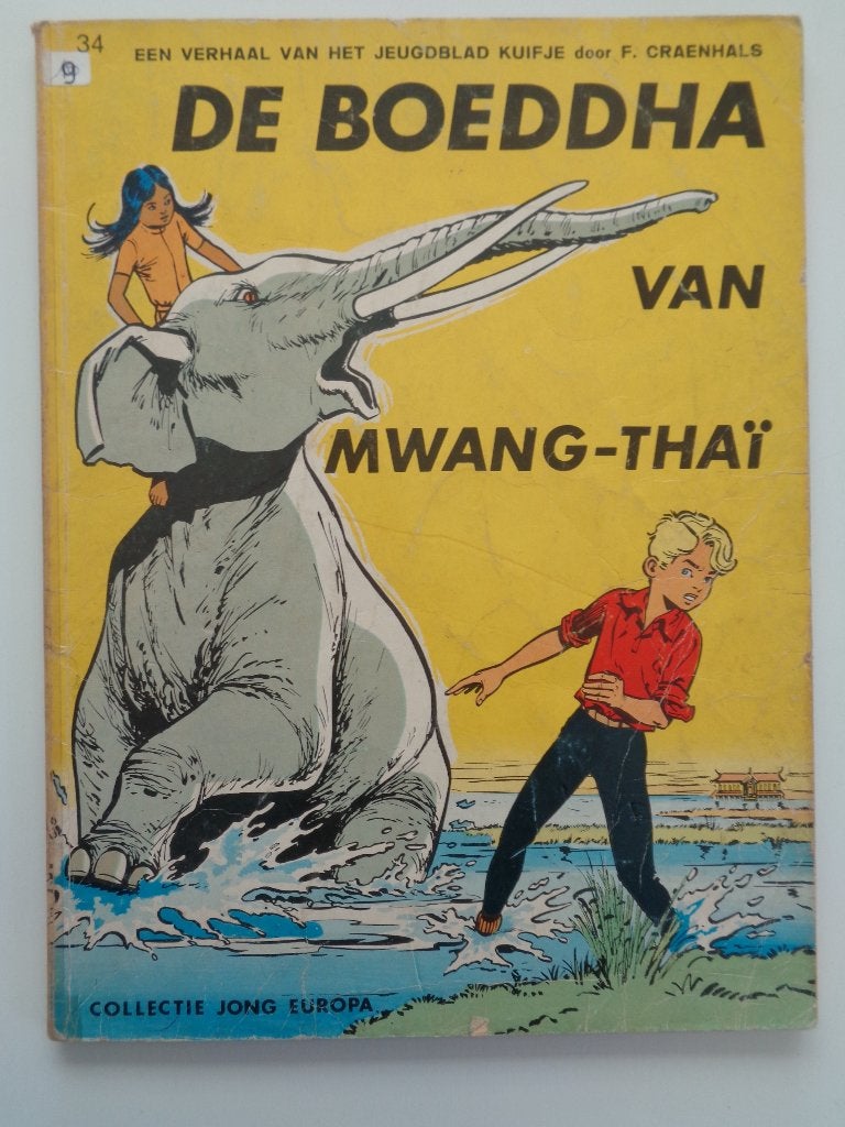 Pom en Teddy - De Boeddha v Mwang-Thaï - SC 1e dr. 1965, Ophalen of Verzenden