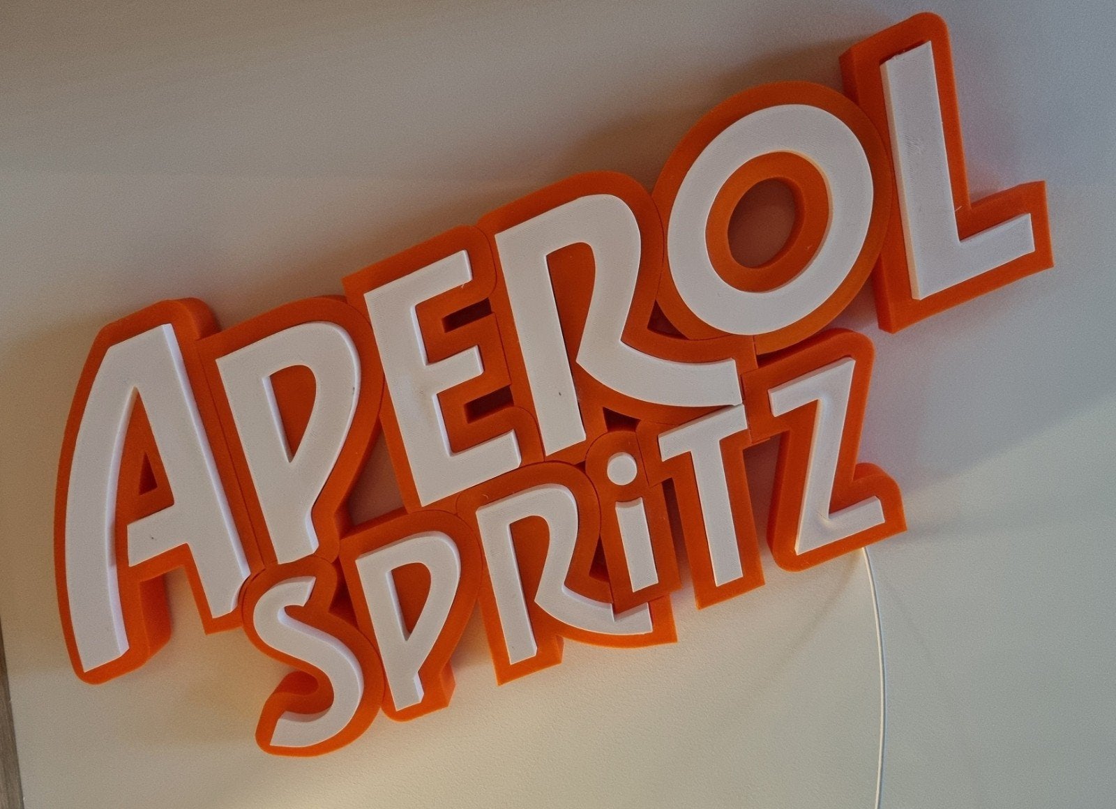 aperol spritz light box, Overige materialen, Inclusief lichtbron, Nieuw, Ophalen of Verzenden