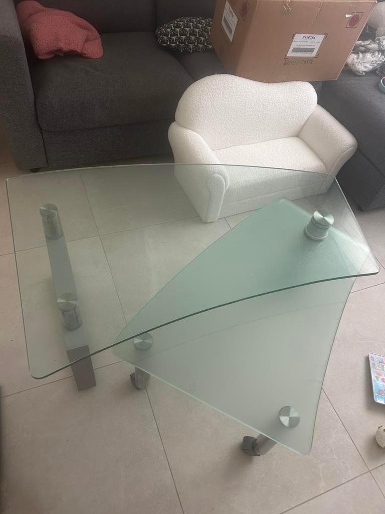 Salontafel, Ophalen, Gebruikt, 100 tot 150 cm, 50 tot 75 cm