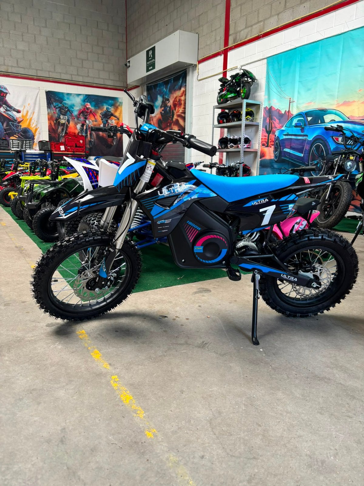 Nieuw Snelle Dirtbike Oranje Elektrisch 65km/h 1800W 48V, Ophalen of Verzenden, Nieuw
