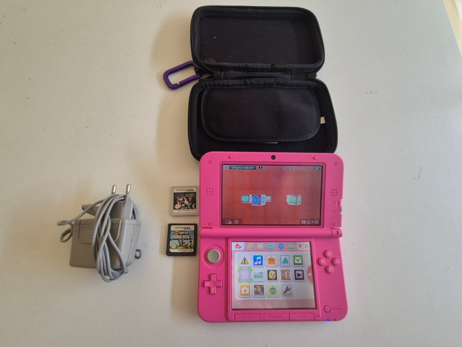 Nintendo 3ds XL met games mario luigi enz nieuwstaat, Ophalen of Verzenden, 3DS, Met games