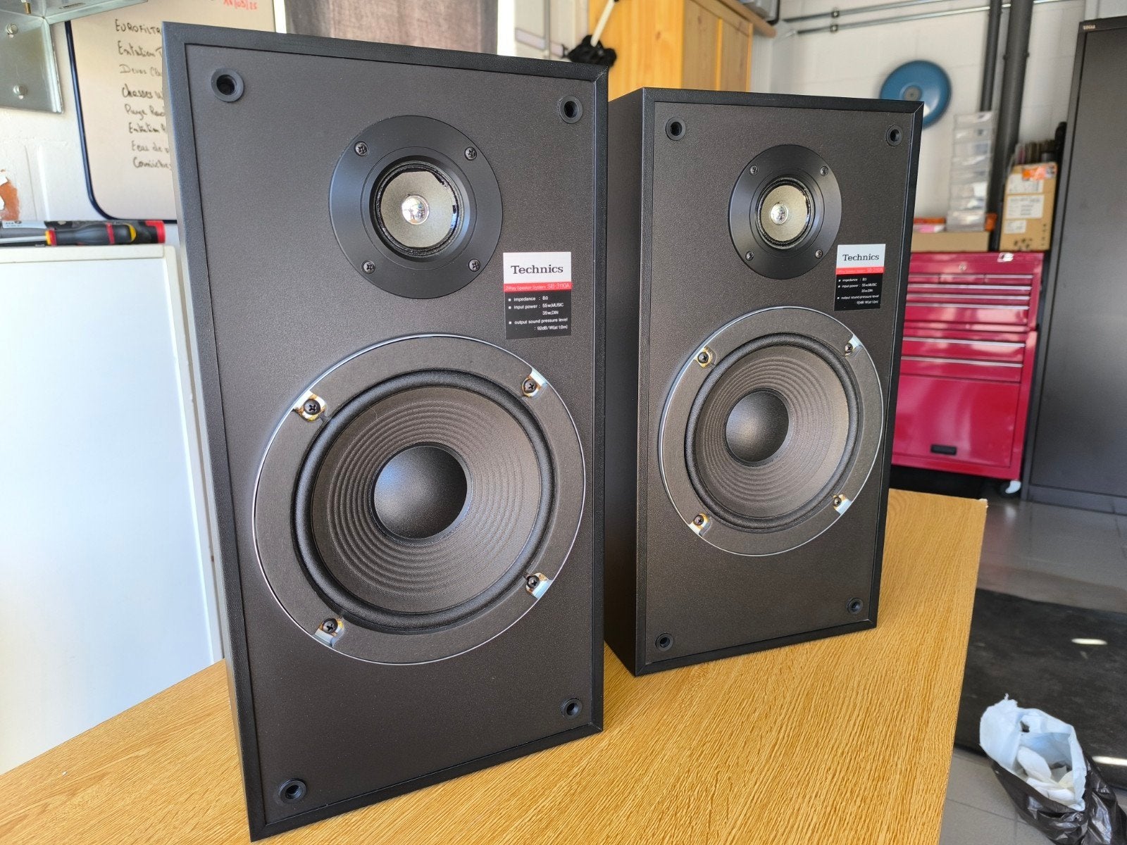 TECHNICS model SB 3110A - 2 way - Made in Japan, TV, Hi-fi & Vidéo, Enceintes, Comme neuf, Haut-parleurs Frontaux, Arrière ou Stéréo