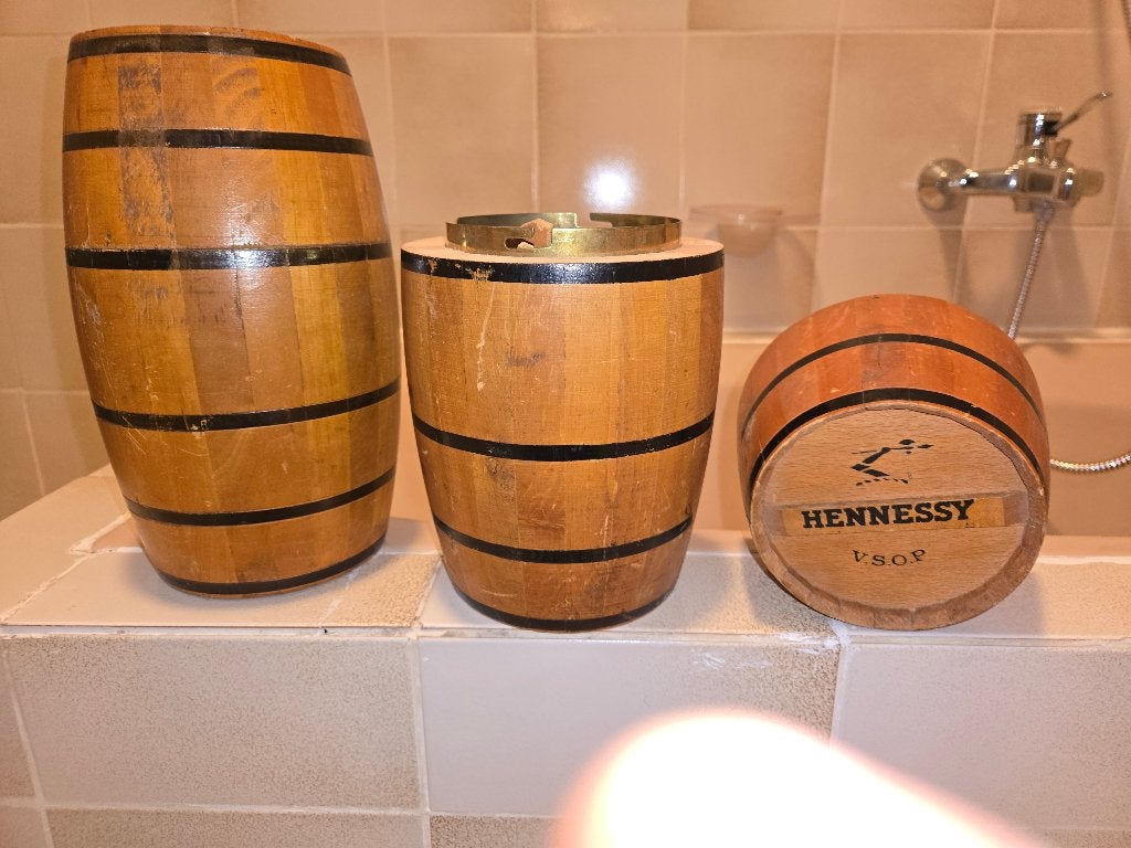 Cognac hennessy vat opbergpot, Collections, Enlèvement ou Envoi