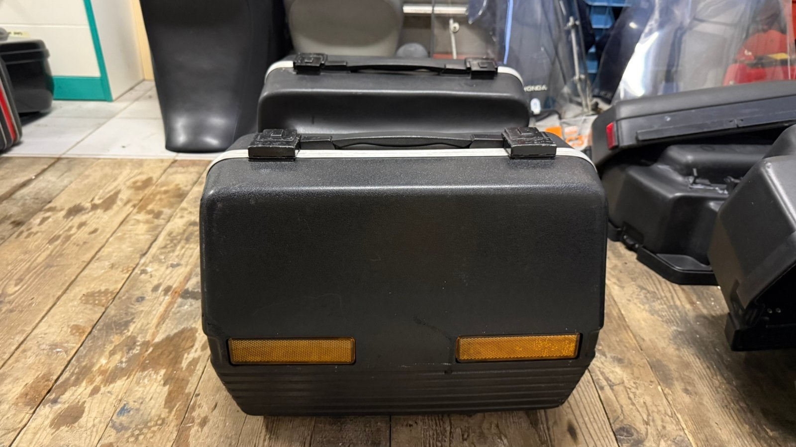 BMW R reiskoffers hard case, Motoren, Ophalen, Zo goed als nieuw