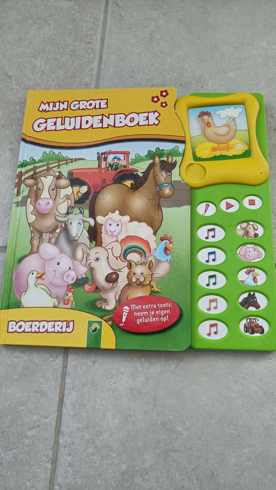 mijn grote geluidenboek boerderij, Boeken, Ophalen of Verzenden