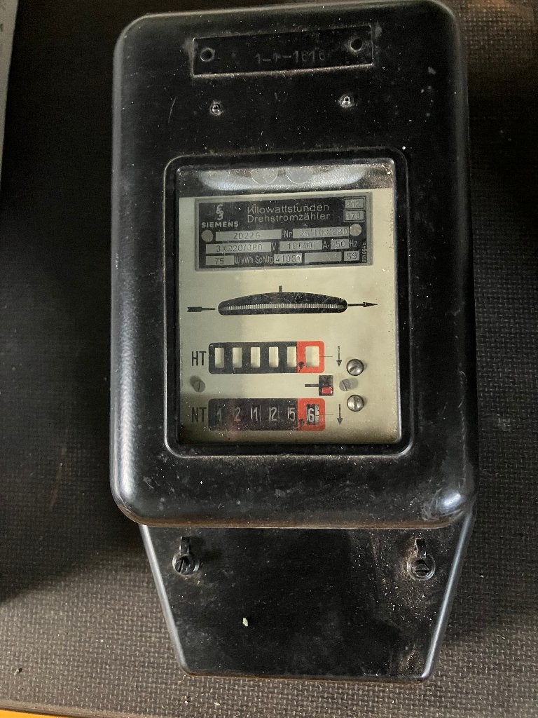 Compteur électrique Triphasé, Enlèvement, Utilisé