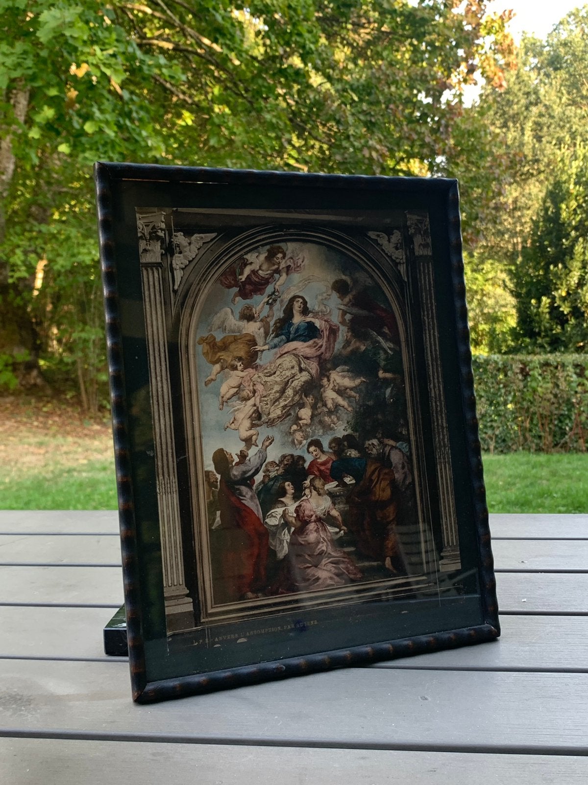 Cadre vintage - Avers l'Assomption par Rubens', Enlèvement ou Envoi