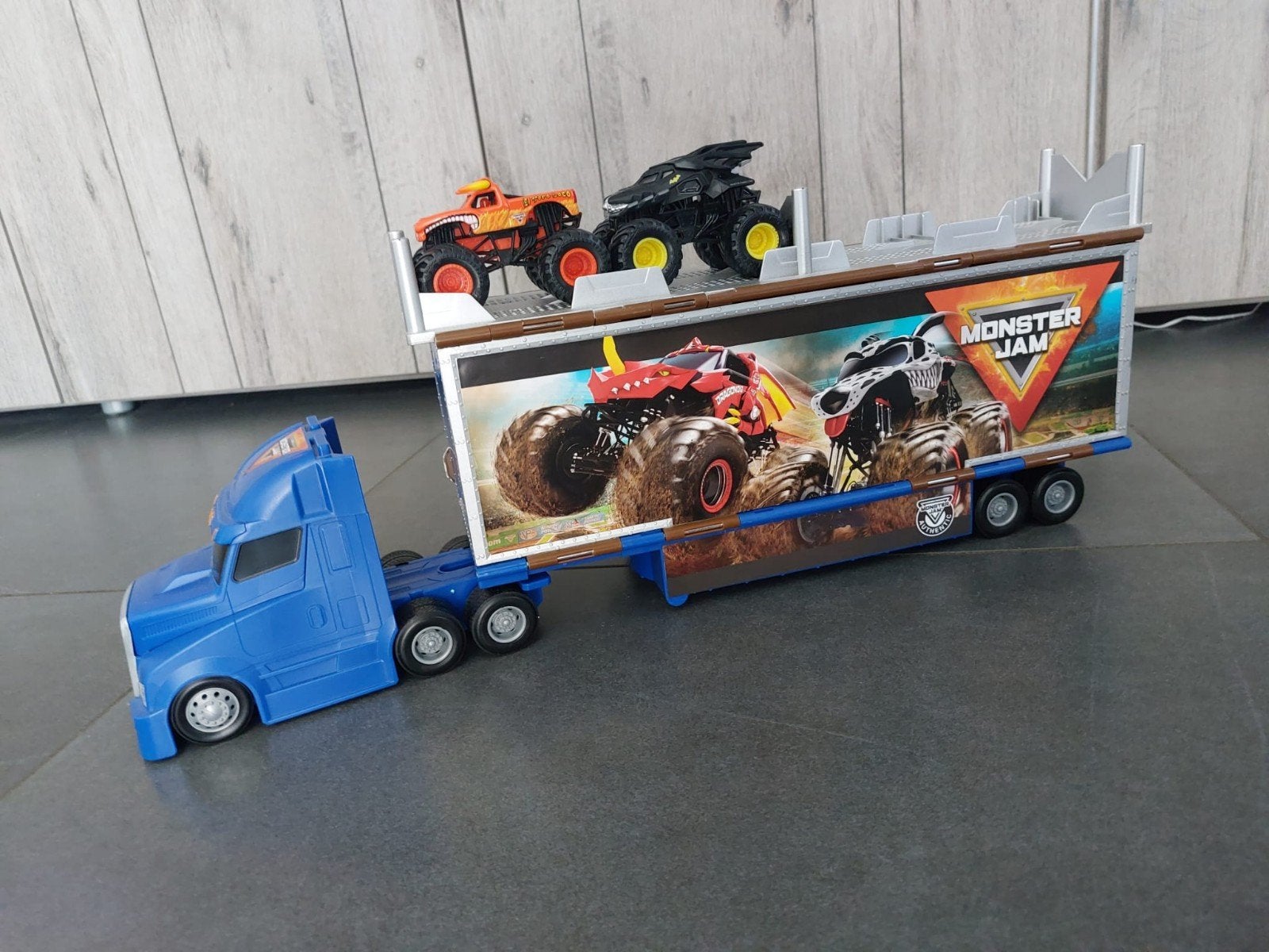 MonsterJam Truck stuntarena, Ophalen of Verzenden, Zo goed als nieuw