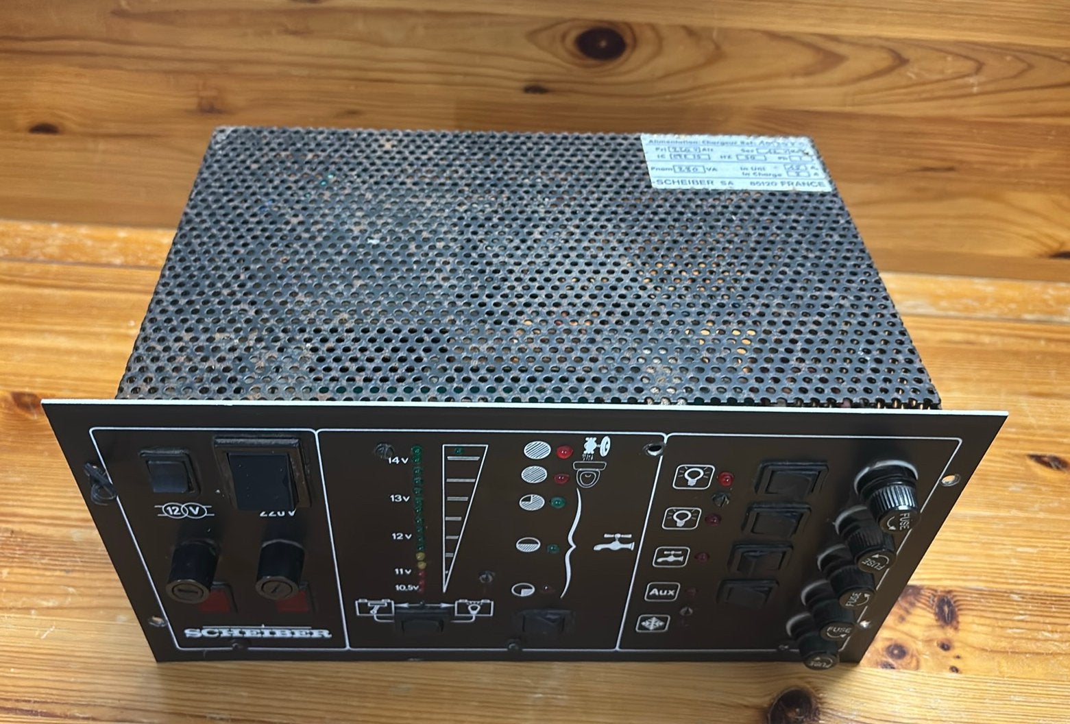 Scheiber Camper Caravan 12V Bedieningspaneel 280VA, Ophalen of Verzenden, Gebruikt