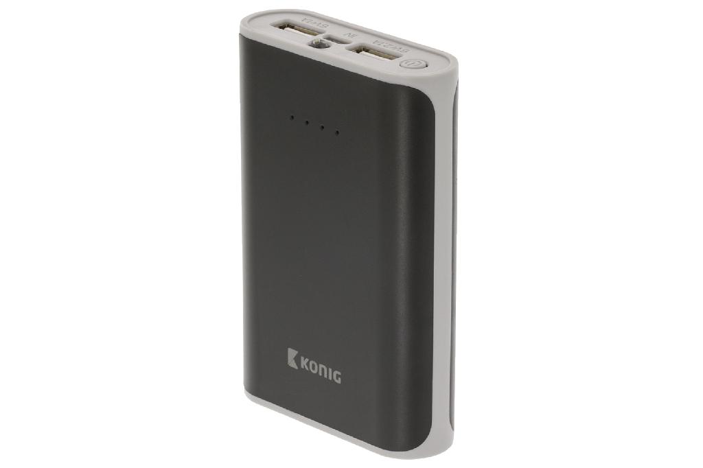 König 7500 mAh USB Powerbank - Externe batterij - Nieuw, Ophalen of Verzenden, Nieuw, König
