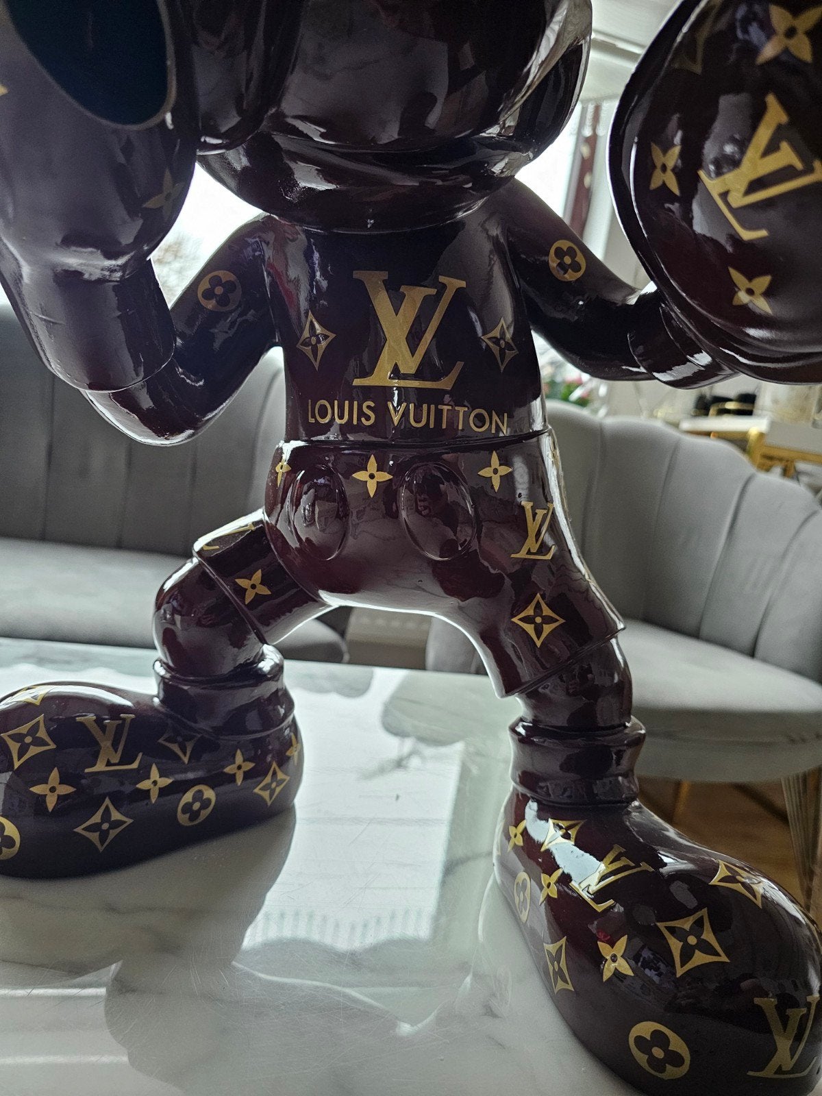 Mickey Mouse Louis Vuitton Style XXL Beeld – Uniek Decoratie, Verzamelen, Ophalen
