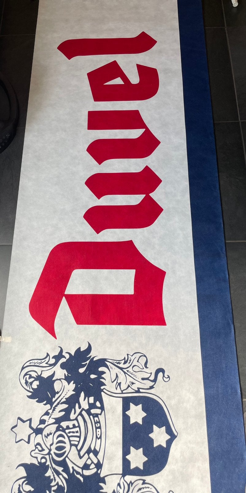 Grote Duvel spandoek., Ophalen, Duvel