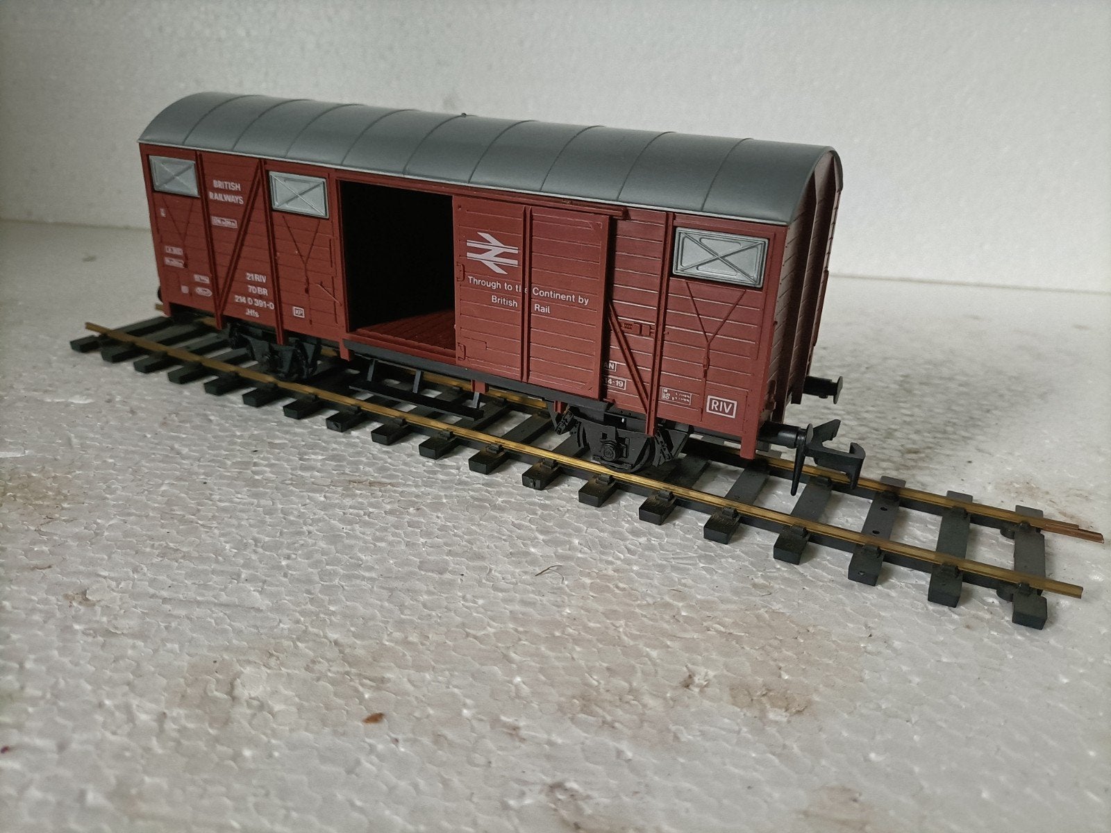 Zeldzame Lima Spoor 0 – British Railways "Ferry Van" Wagon (, Hobby & Loisirs créatifs, Enlèvement, Wagon