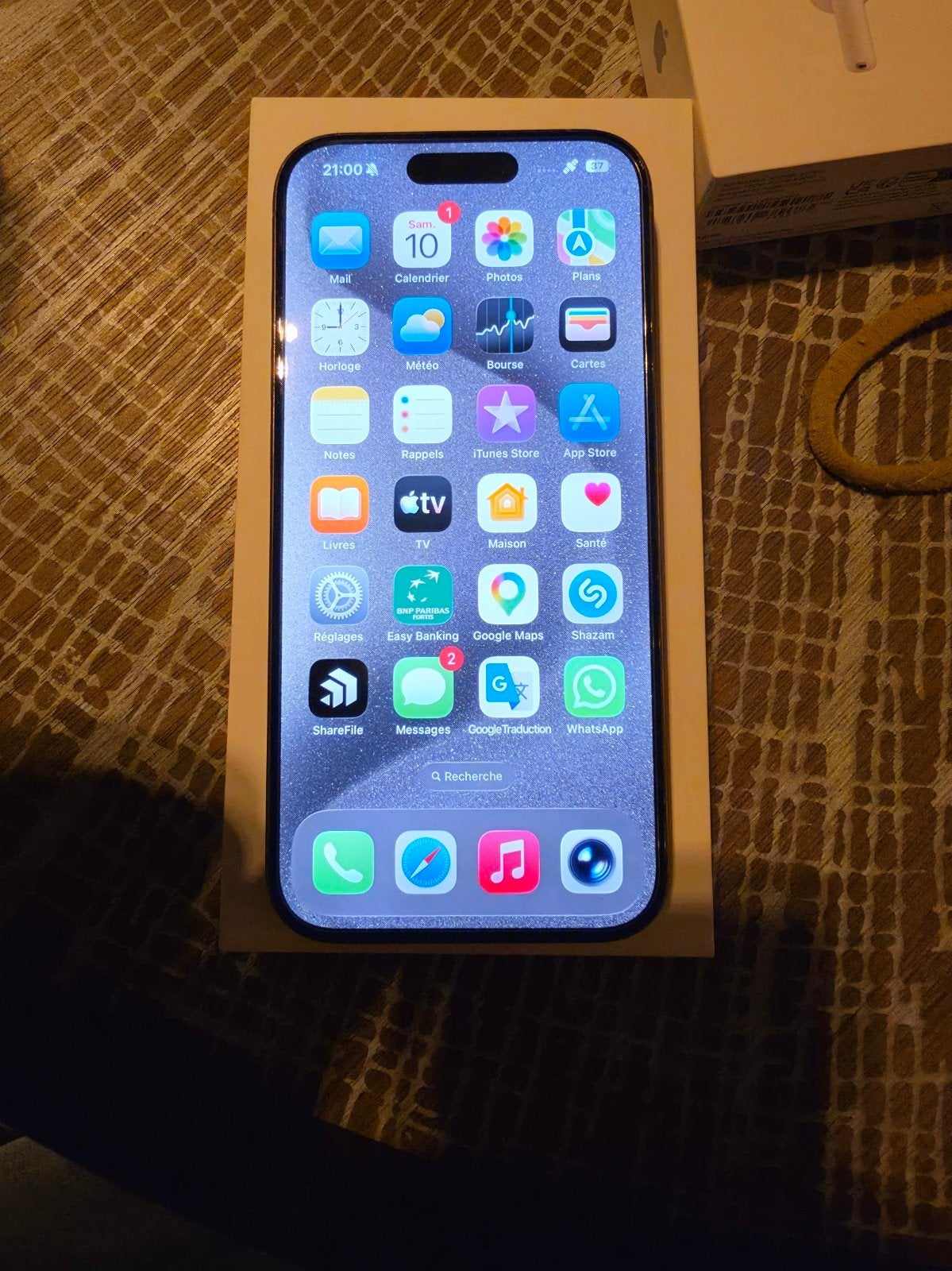 Apple Iphone 15 Pro 256Go, Télécoms, 256 GB, Gris, Enlèvement ou Envoi, Comme neuf
