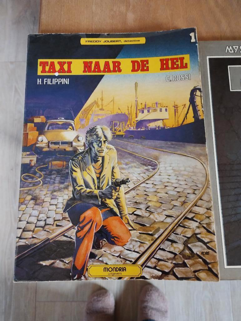 4 bandes dessinées - Mondria datant des années 1981-1982, Plusieurs BD, Enlèvement ou Envoi, Erik Arnoux - Claude Royet - Tillieux