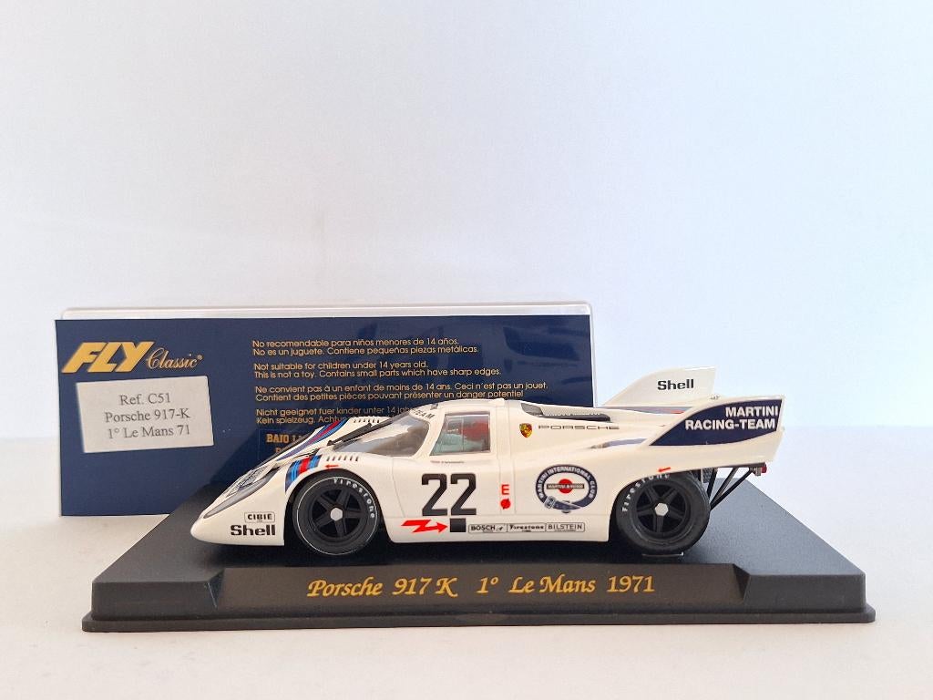 Fly Porsche 917 K 9H 1971 Martini C81, Neuf, Autres marques, Électrique, Circuit