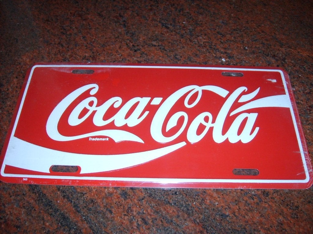 Nieuw Coca Cola reclamebord 30 x 15 cm nieuw ongeopend, Verzamelen, Ophalen of Verzenden, Nieuw, Reclamebord
