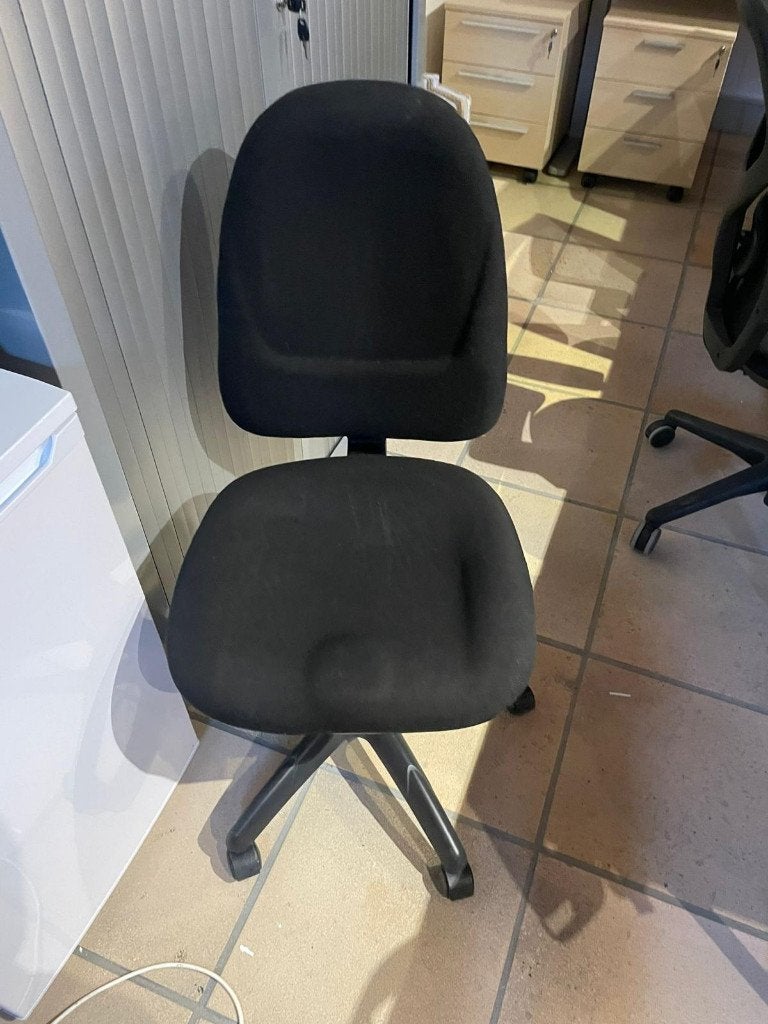 Fauteuil de bureau noir, Enlèvement, Utilisé, Chaise de bureau, Ergonomique