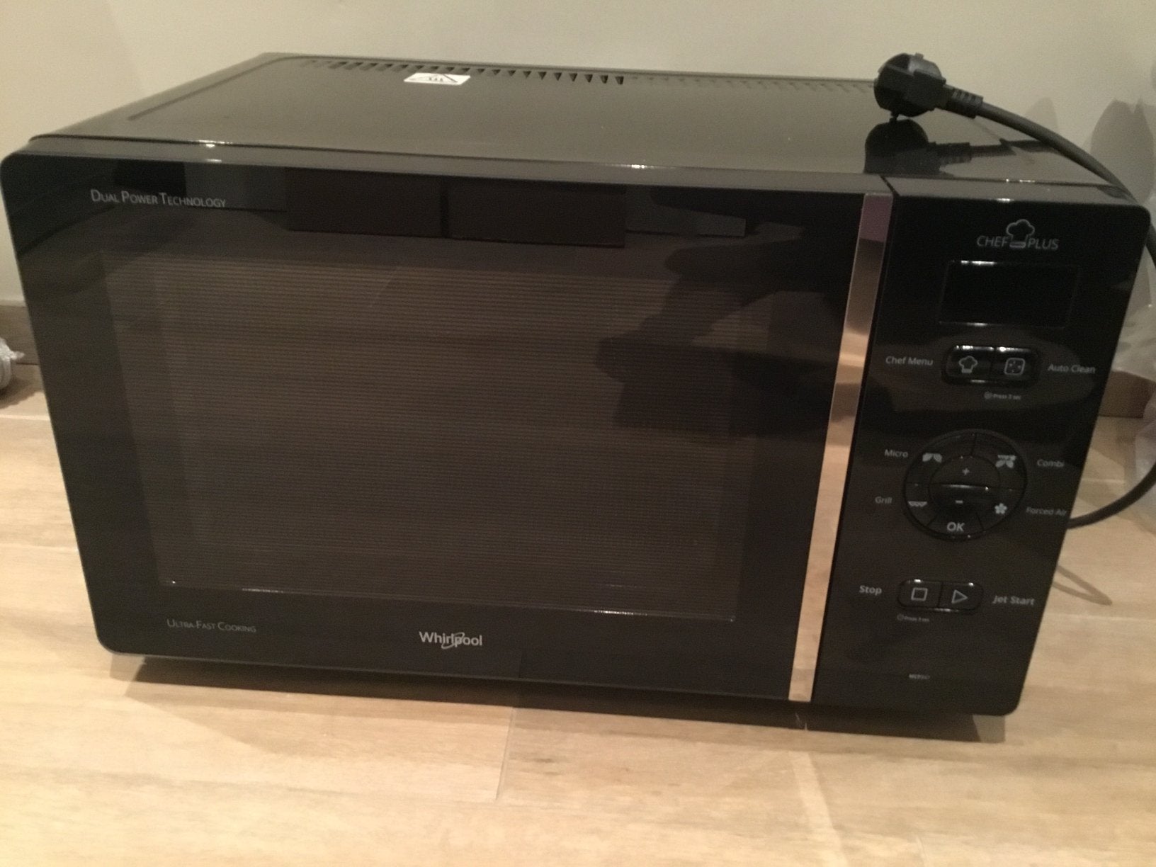 Whirlpool combioven grill bakken, Ophalen, Zo goed als nieuw, Crisp, Draaiplateau