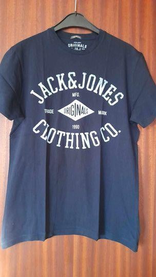 T-shirt met opdruk van Jack Jones maat M, Kleding | Heren, Ophalen of Verzenden, Zo goed als nieuw, Jack Jones, Maat 48/50 (M)