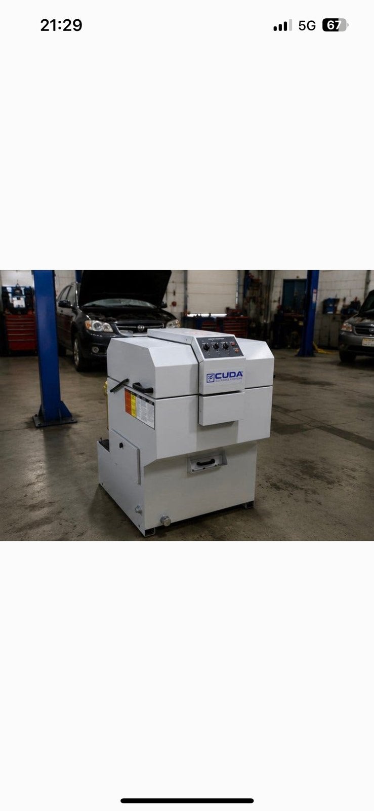 Auto onderdelen wasmachine., Autos : Divers, Outils de voiture, Enlèvement, Utilisé
