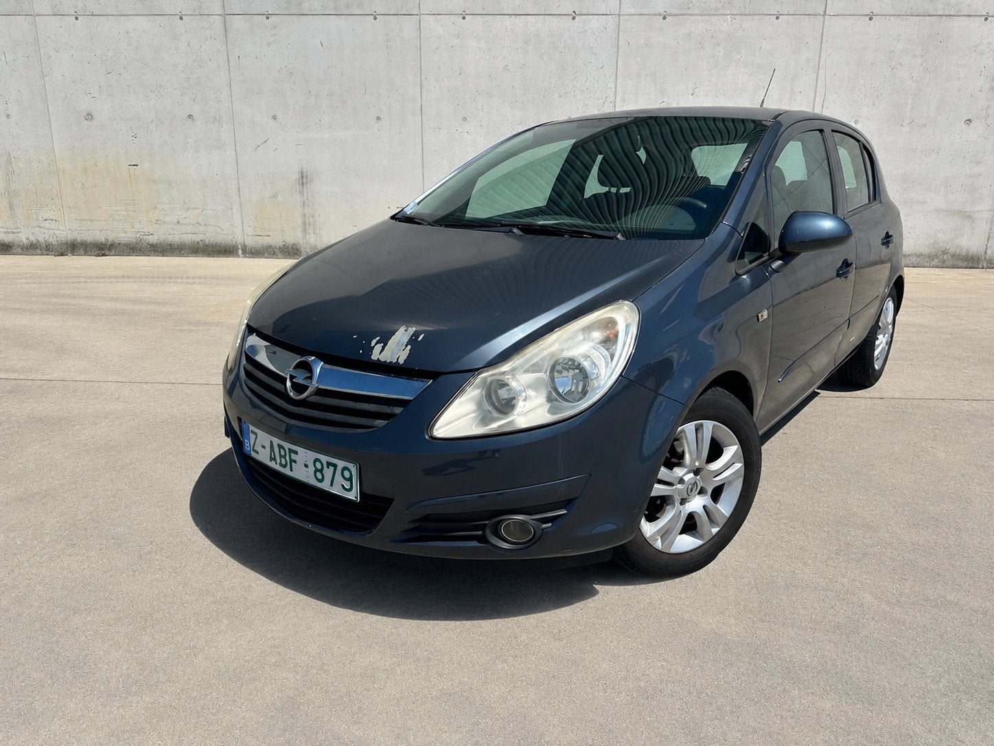 OPEL CORSA 1.2 BENZINE 2008 / AIRCO, Auto's, Voorwielaandrijving, Stof, Elektrische ramen, Zwart