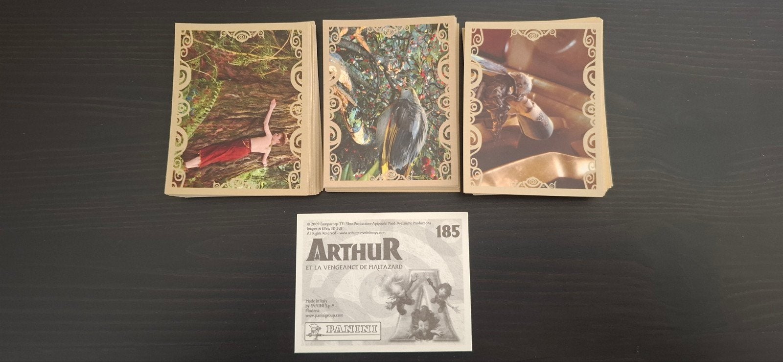 panini Arthur et la vengeance de maltazard, Enlèvement ou Envoi
