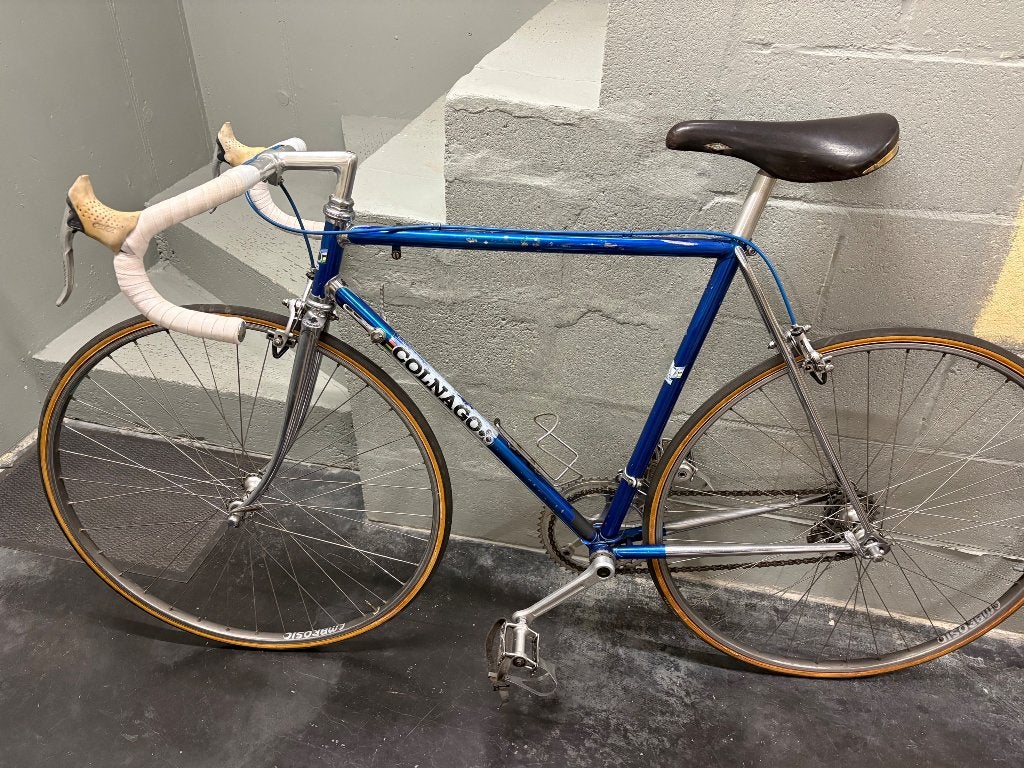 Retro colnago koersfiets, Ophalen, 28 inch, Gebruikt, Velgrem