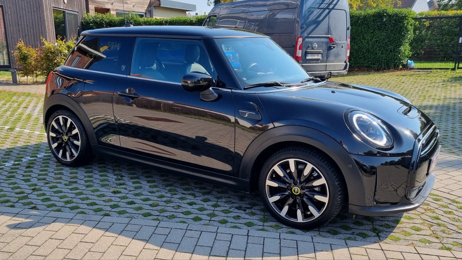 Mini Cooper S, Zwart, Zwart, Leder, Elektrisch