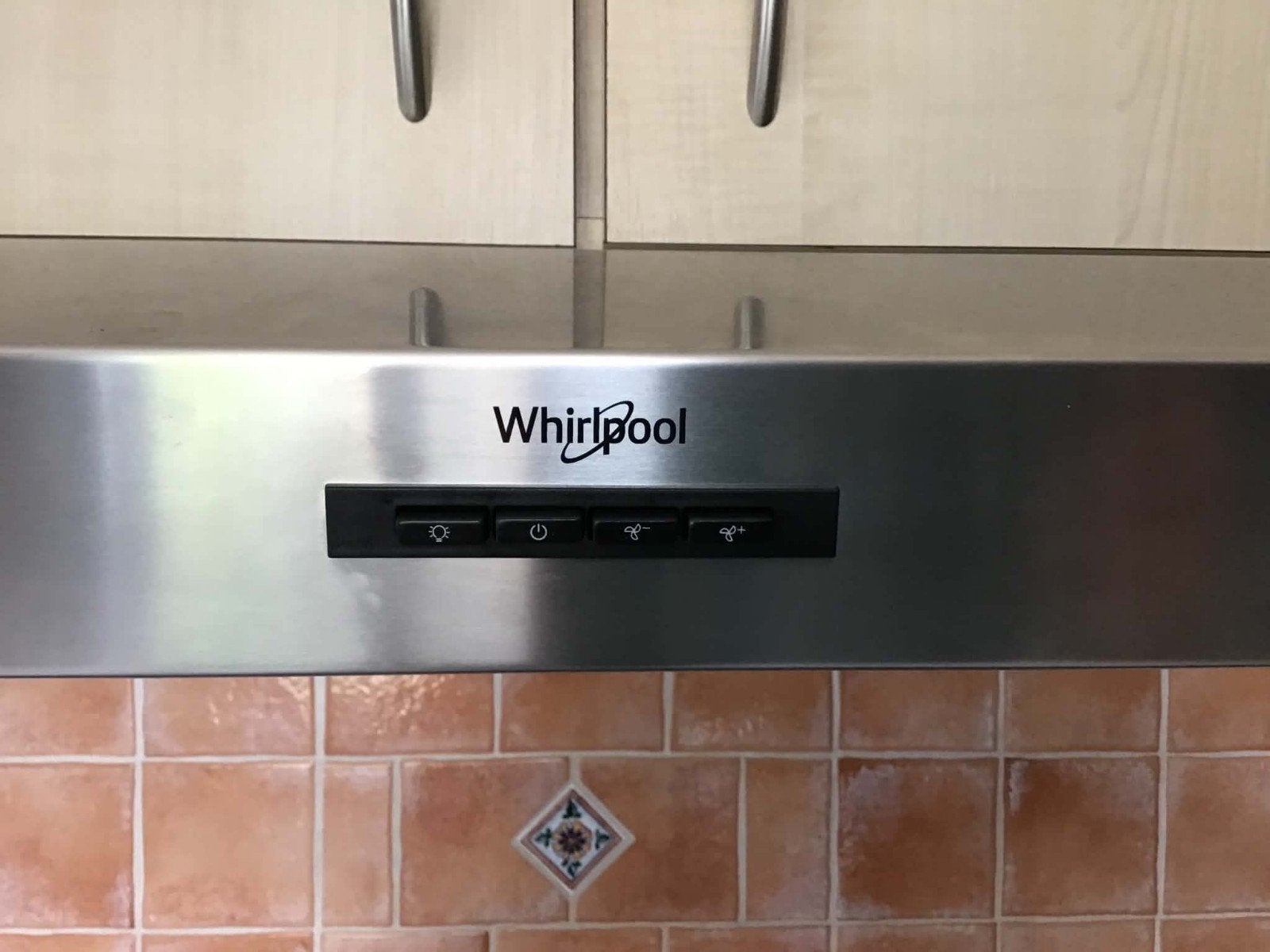 Dampkap 90 cm whirlpool 384m³, Ophalen