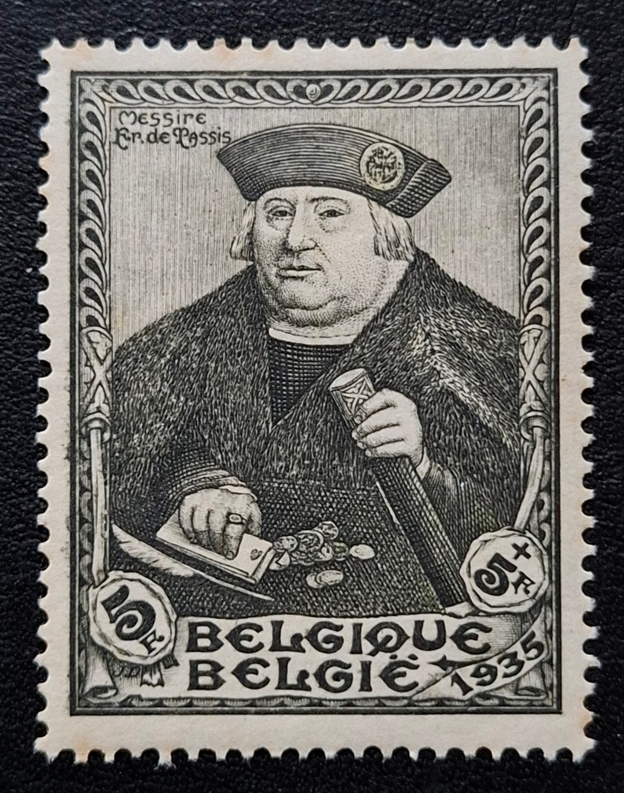 Belgique : COB 410 ** Salon du timbre 1935., Sans timbre, Neuf, Enlèvement ou Envoi, Non oblitéré