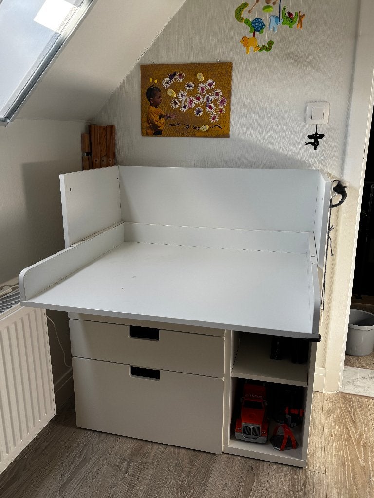 ververstafel bureau ikea smastad, Kinderen en Baby's, Ophalen, Gebruikt