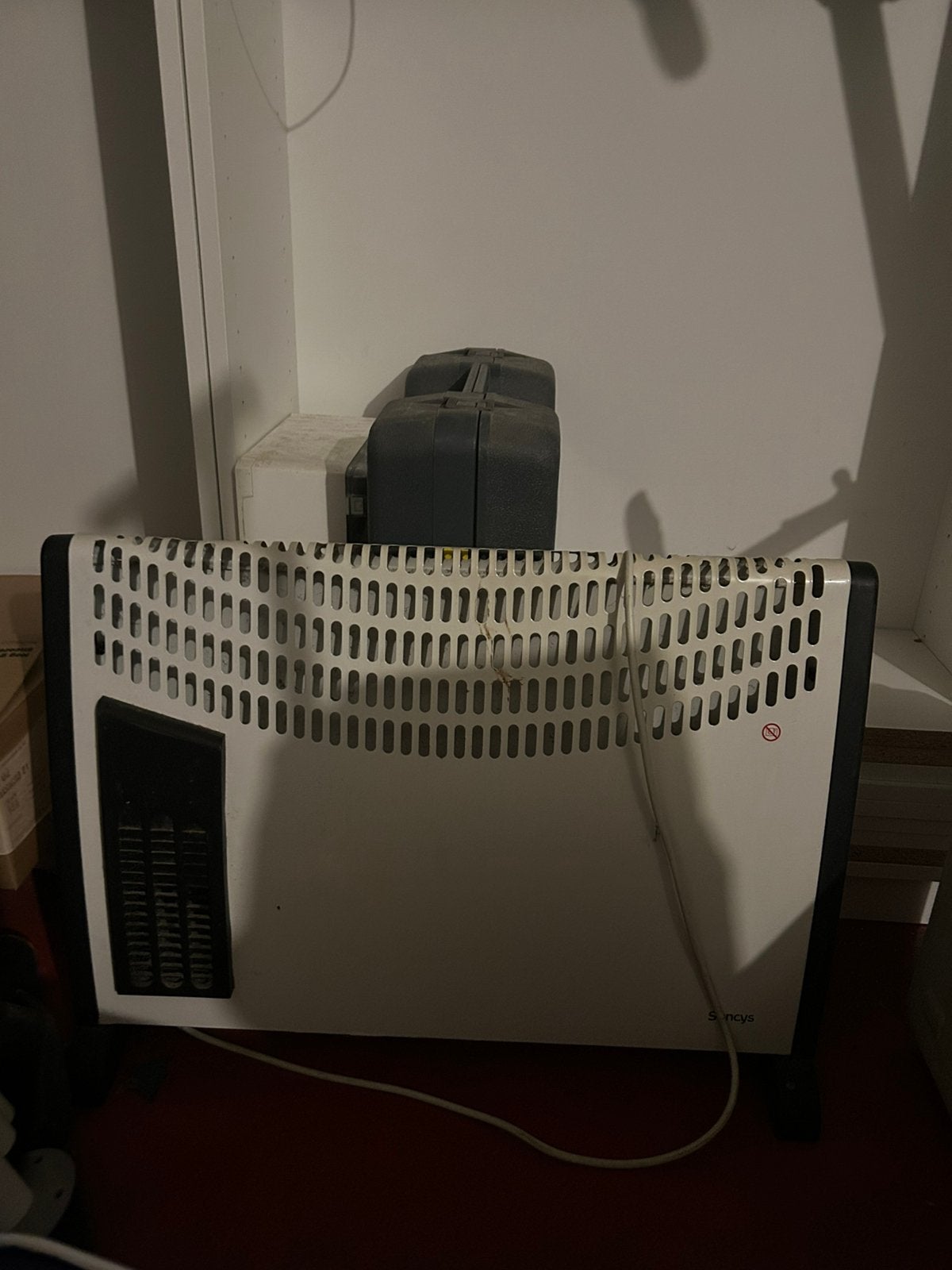 Elektrische convector (Sencys), Enlèvement, Utilisé