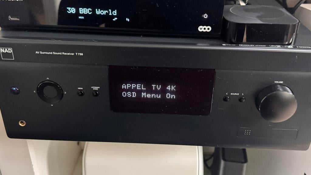 NAD T758 V3i  onder de garantie!, Audio, Tv en Foto, Versterkers en Ontvangers, Zo goed als nieuw, 120 watt of meer, Ophalen, Overige merken