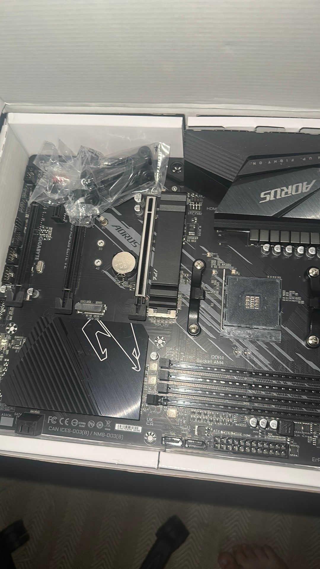 Carte mere B550 AORUS ELITE V2, Informatique & Logiciels, Enlèvement, Comme neuf, AMD, DDR4