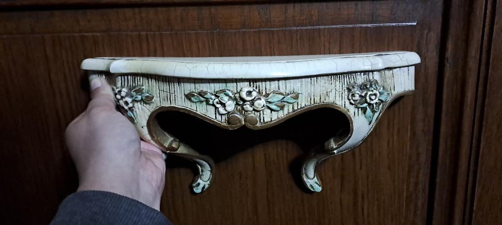 Console ancienne vintage, décoration murale, Enlèvement ou Envoi
