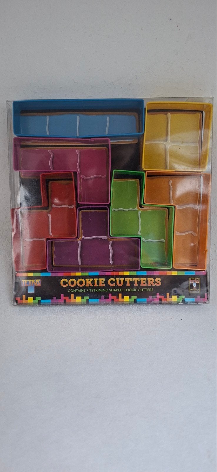 Emporte-pièces Tetris officiel, neufs dans leur boîte, Neuf, Réutilisable, Multicolore, Métal