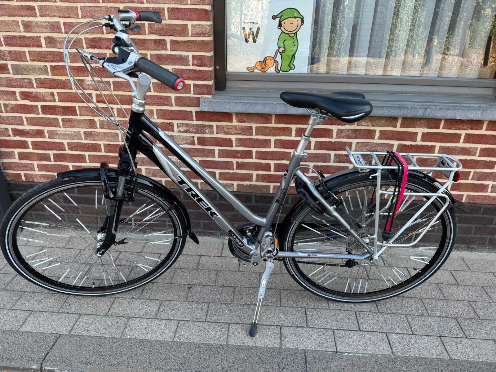 Trek damensfiets, Ophalen