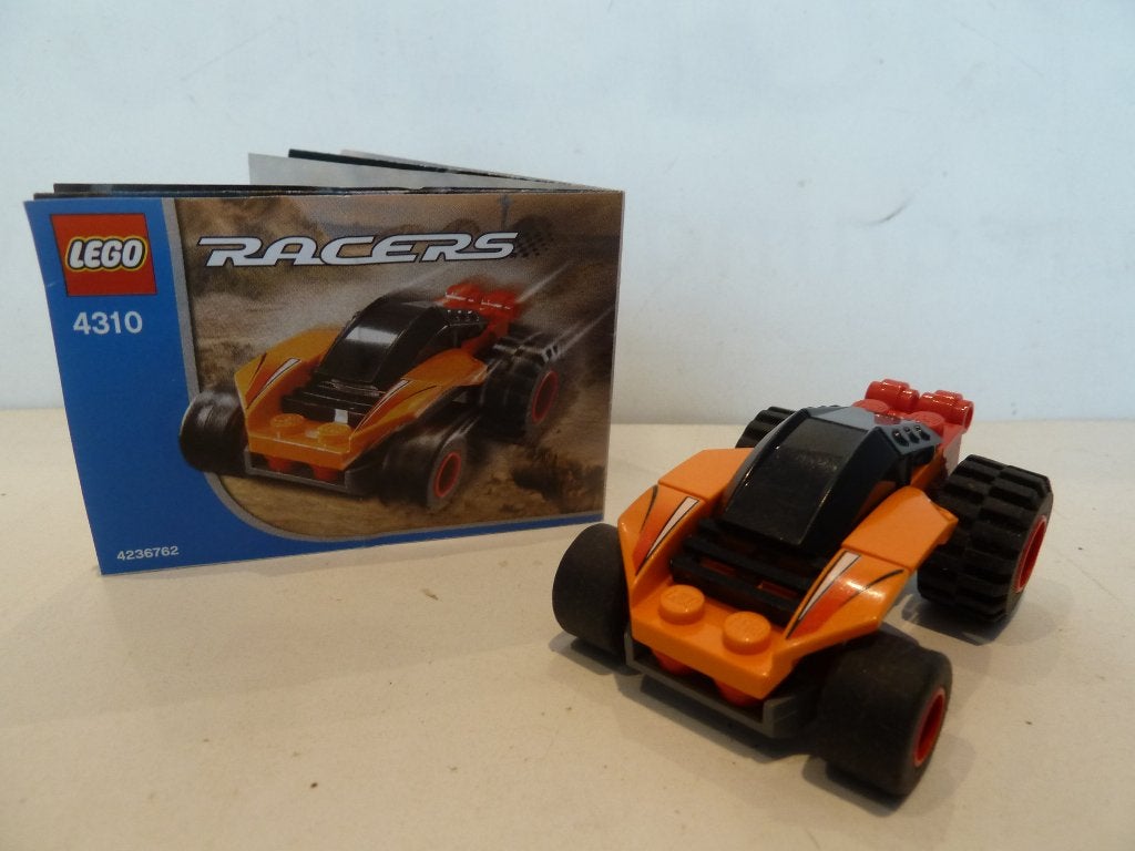 Lego Racers Drome Racers 4310 Orange Racer, Lego, Compleet, Ophalen of Verzenden, Zo goed als nieuw