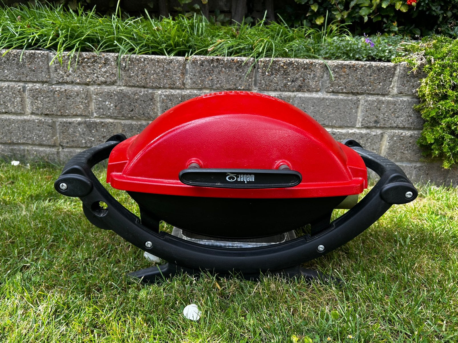 Weber electrische bbq, Tuin en Terras, Ophalen, Zo goed als nieuw