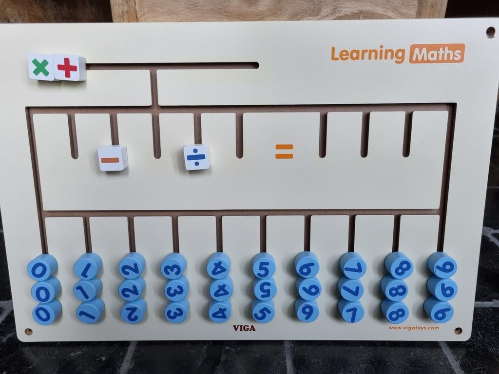 Educatief rekenbord Viga Toys, Ophalen, Gebruikt, Rekenen