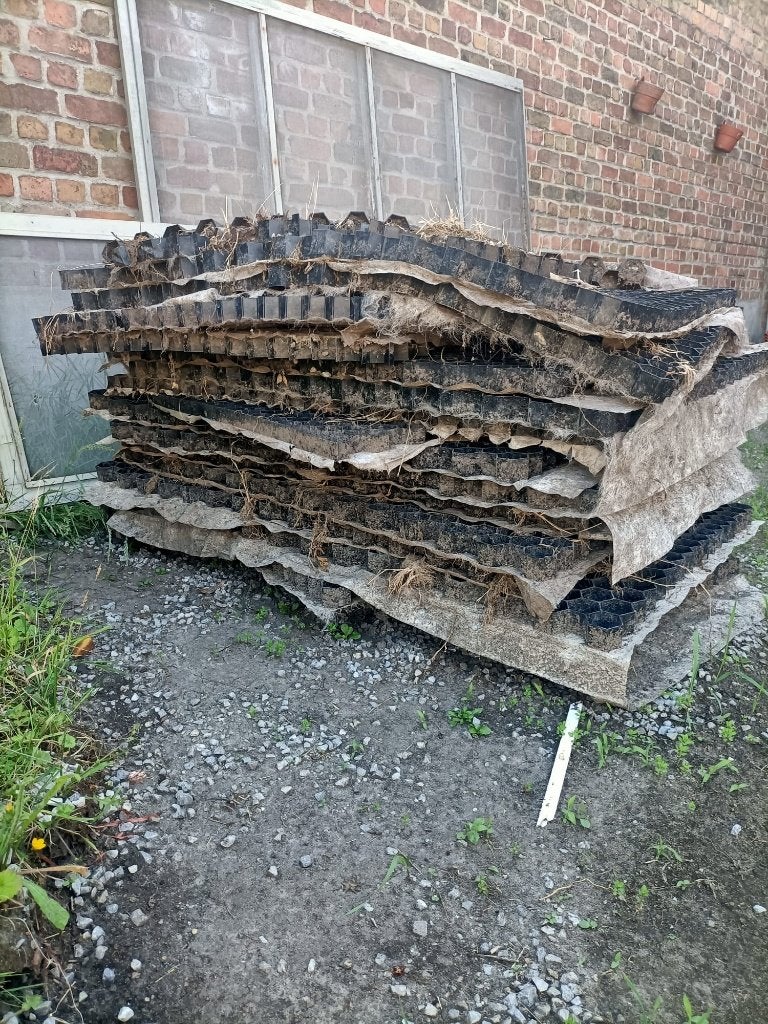 grindroosters 120x80 cm GRATIS, Tuin en Terras, Grind, Keien en Split, Ophalen, Gebruikt, Zwart, Overige typen