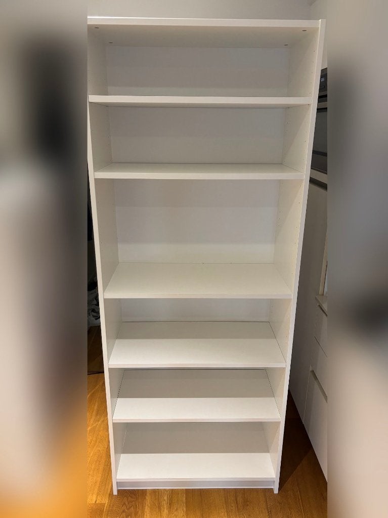 IKEA BILLY - Blanc - 80x39x202, Maison & Meubles, Armoires | Bibliothèques, Comme neuf, 50 à 100 cm, 200 cm ou plus, 25 à 50 cm