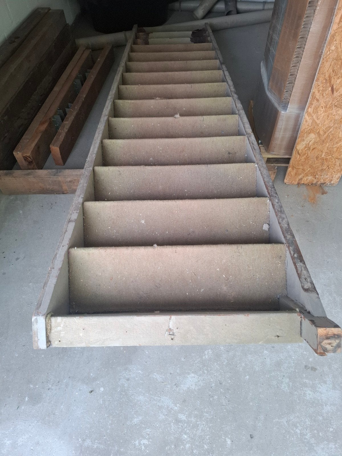 zeer stevige trap, Enlèvement, Escalier
