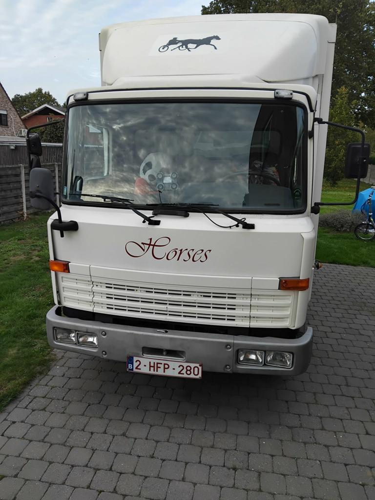 Paarden camion te koop, Overige merken, 4 deurs, Wit, Particulier