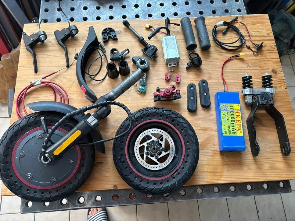 Onderdelen electrische step, Ophalen, Gebruikt