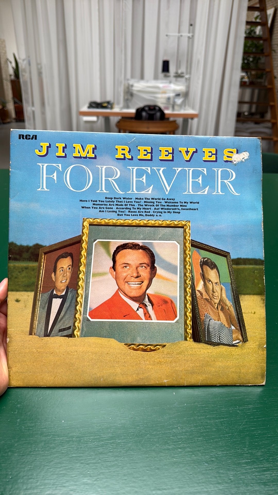Dubbel LP - Jim Reeves - Forever, CD & DVD, Vinyles | Country & Western, Enlèvement, Comme neuf