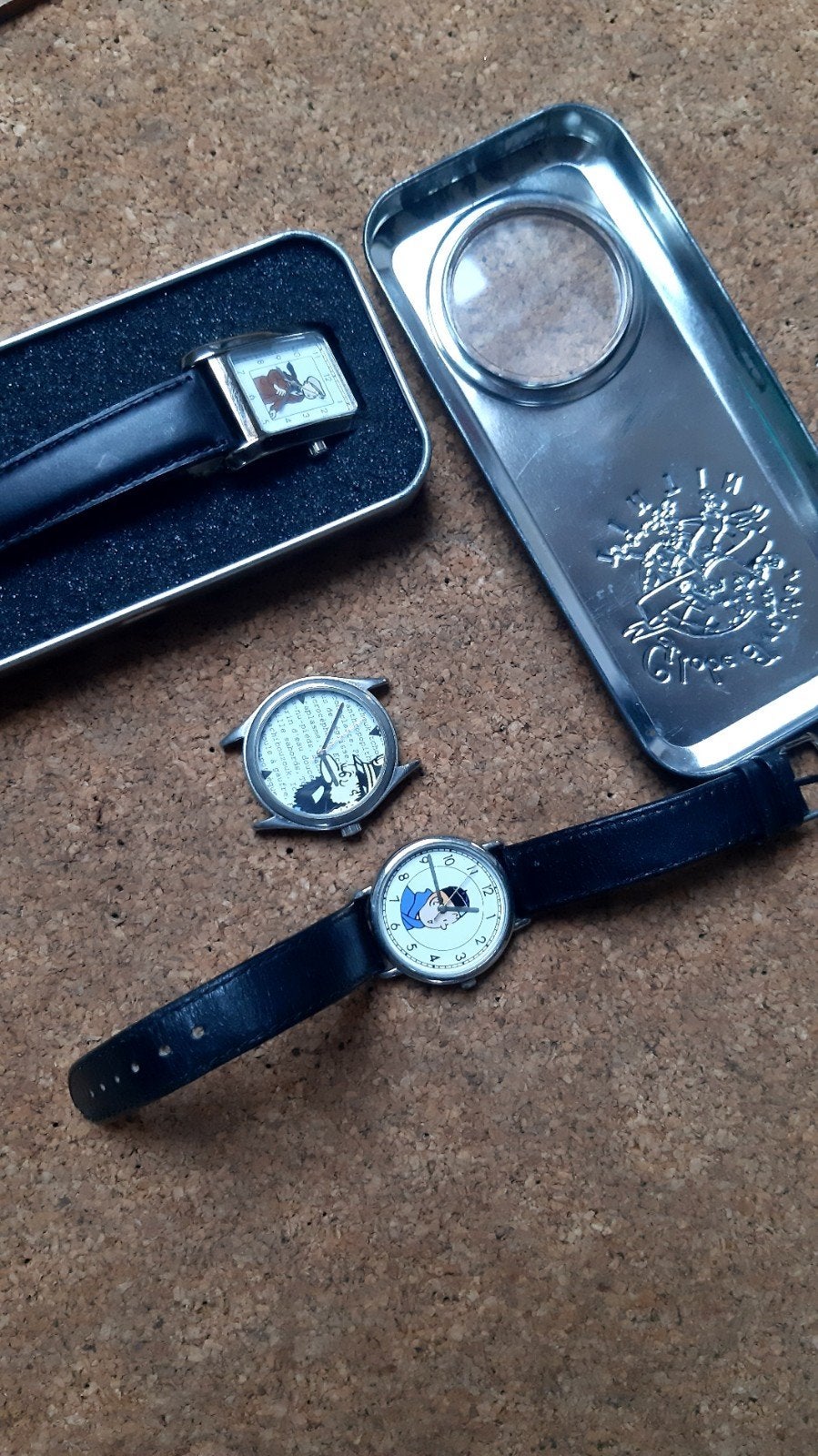 3 montres Tintin, Enlèvement ou Envoi