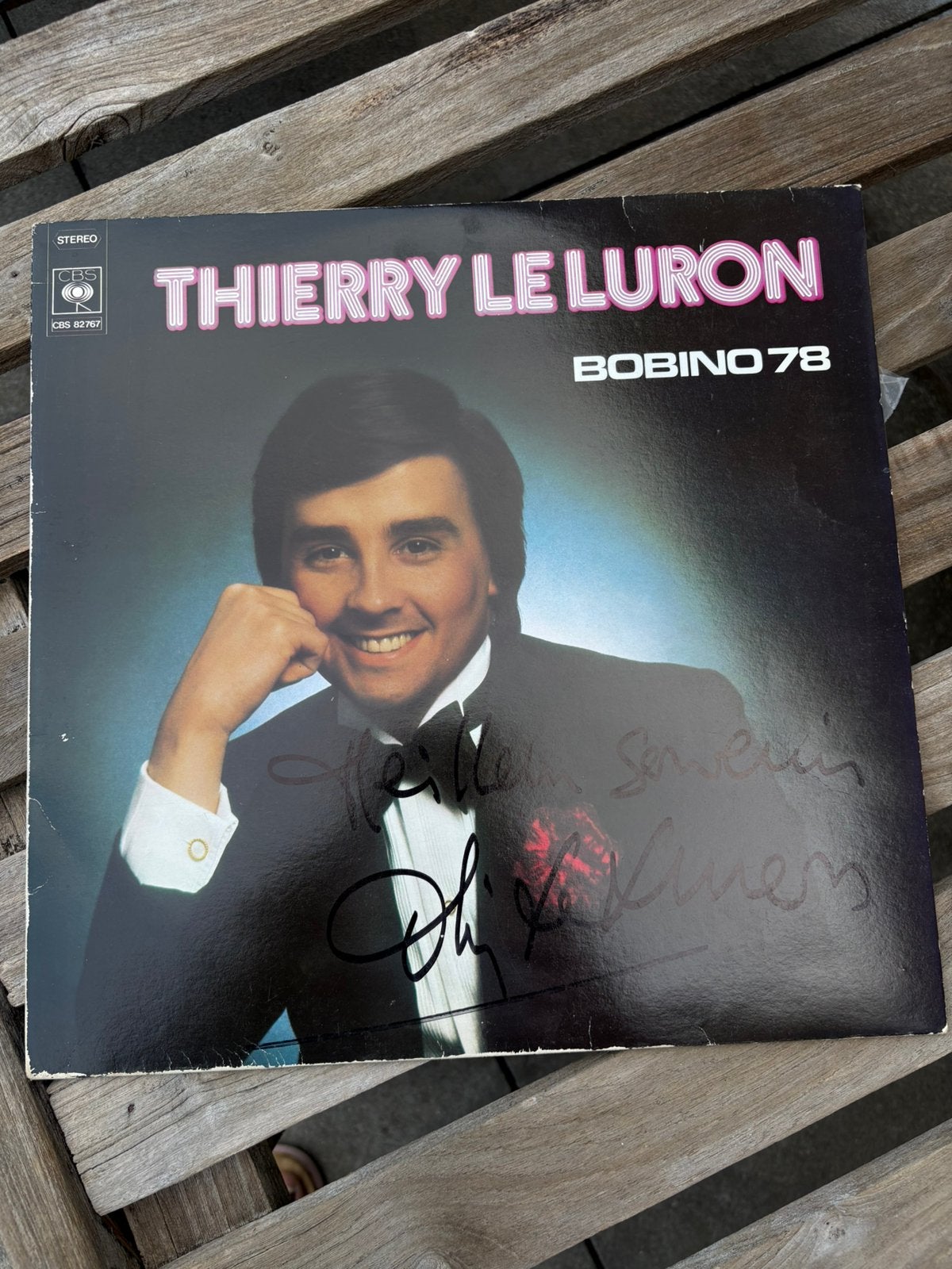 Vinyles 33 tours, Signé, Enlèvement, Utilisé